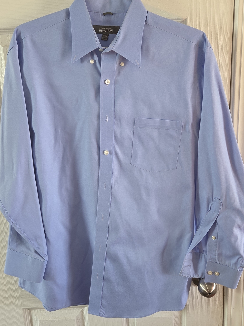 Kenneth Cole Light Blue Men's Dress Shirt - Button-Down